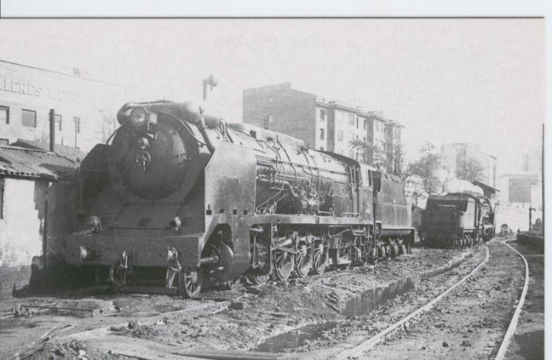 Postal 012273: Locomotoras de Vapor 241-2201 2257  