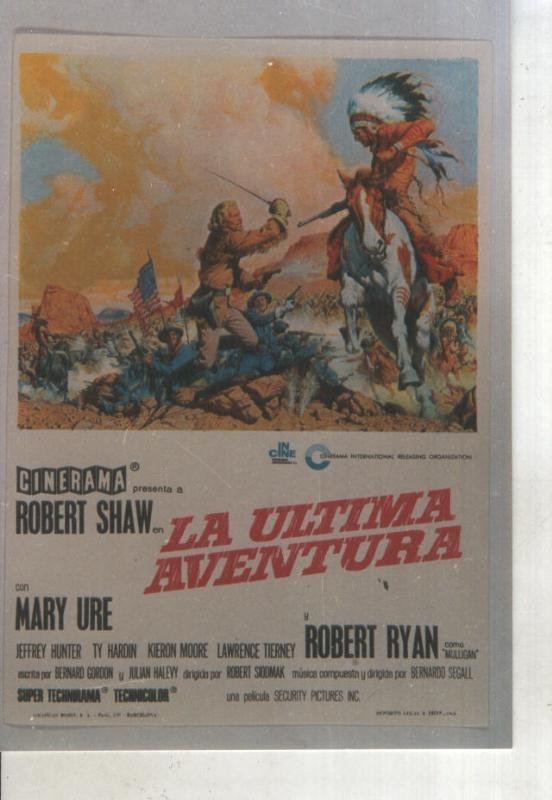 Foto cine 406: La ultima aventura (Robert Shaw-Robert Ryan)