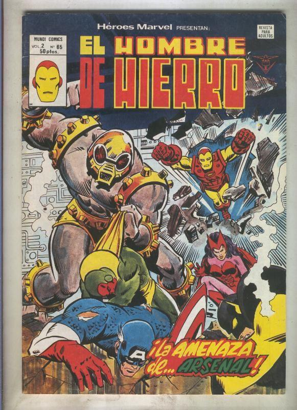 Heroes Marvel volumen 2 numero 65: El Hombre de Hierro (numerado 5 en trasera)