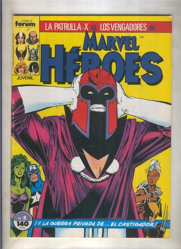 Marvel Heroes numero 08: La Patrulla X vs Los Vengadores (numerado 4 en trasera)