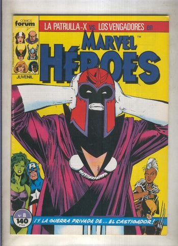 Marvel Heroes numero 08: La Patrulla X vs Los Vengadores (numerado 4 en trasera)