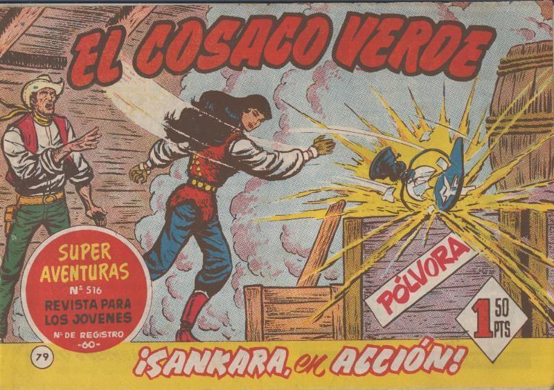 El Cosaco Verde original numero 079: Sankara en accion