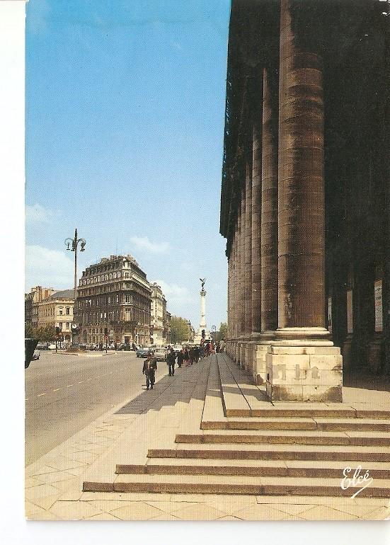 Postal 020531 : Le Peristyle du Grand TheÂtre, Bordeaux