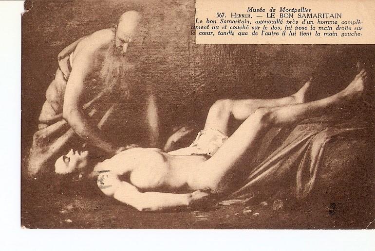 Postal 023068 : Le bon Samaritain, Henner, Musee de Montpellier