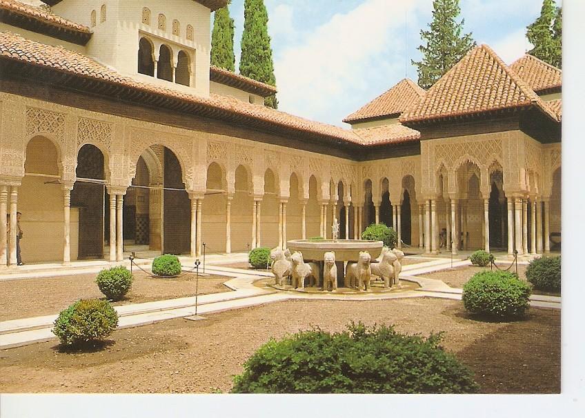 Postal 025716 : Patio de los Leones. Alhambra (Granada)