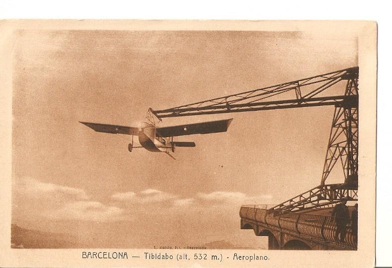 Postal 036520 : Barcelona - Tibidabo - Aeroplano