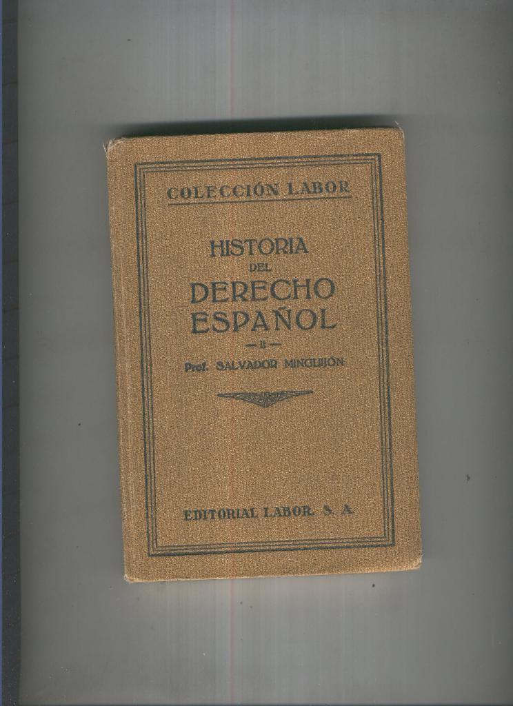 Historia del Derecho Español II