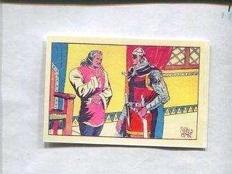 Facsimil: Cromo El Guerrero del Antifaz serie 3: La Marquesita de Peñarrosa numero 38