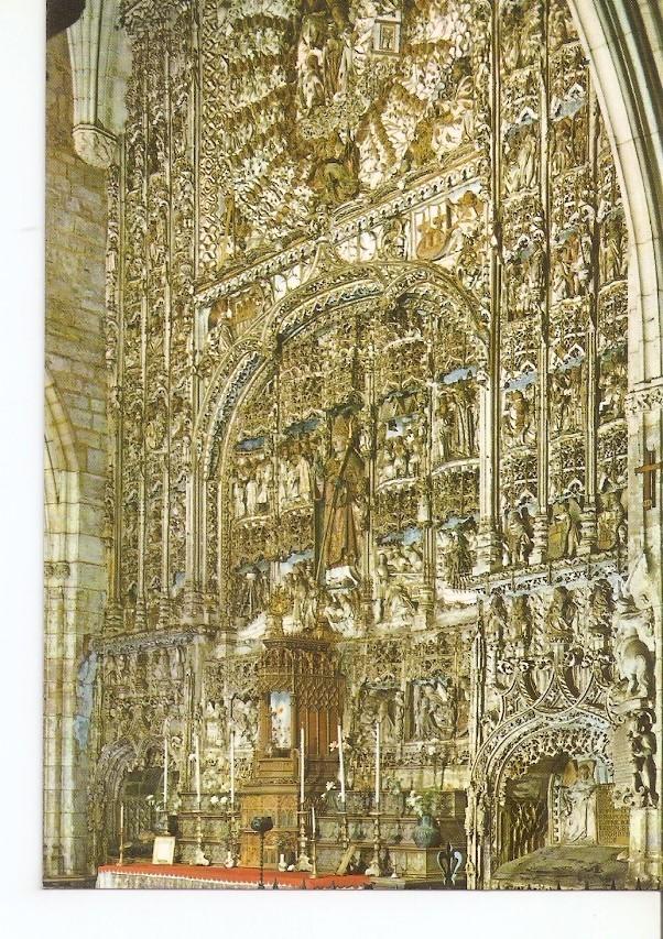 Postal 042045 : Burgos. Retablo de San Nicolas
