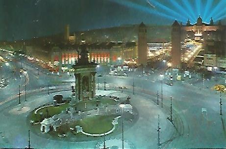 POSTAL 55977: BARCELONA. Plaza de España
