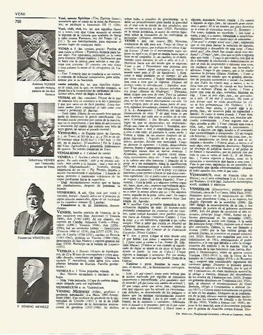 LAMINA LAROUSSE 70062: Antonnio y Sebastian Venier