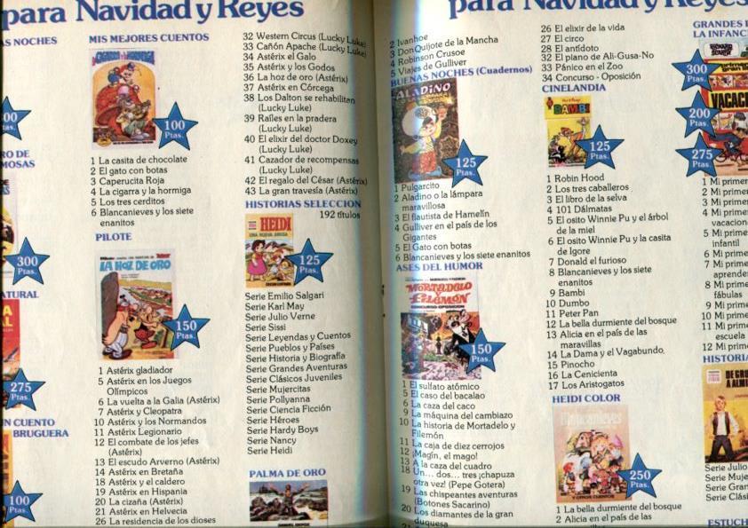 Propaganda libros y revistas Bruguera, 4 paginas