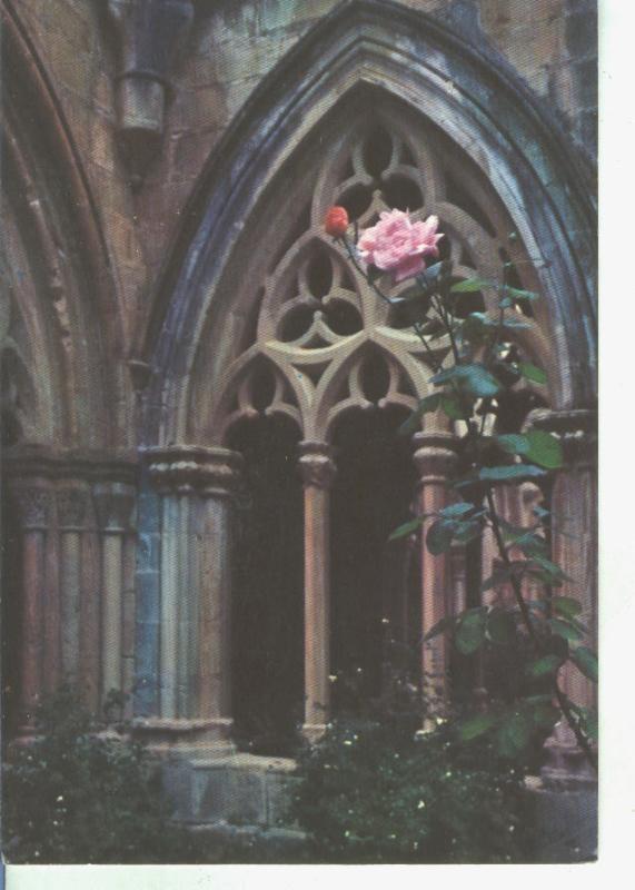Postal 014414: Calado del claustro gotico del Monasterio de Poblet
