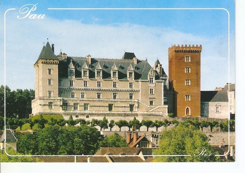 Postal 041193 : Pau (P.A.). Le Château Henry IV - Façade Sud