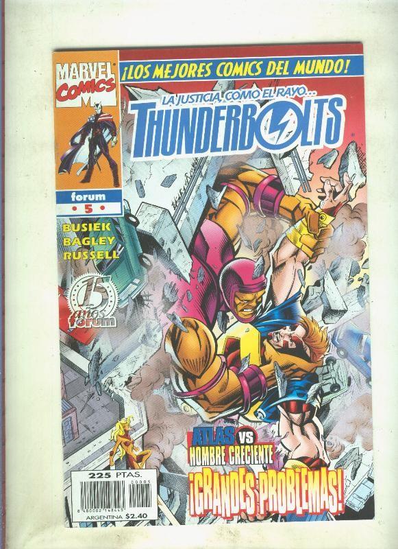 Thunderbolts volumen 1 numero 05 (subrayado parte del credito)