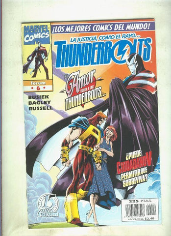 Thunderbolts volumen 1 numero 06 (subrayado parte del credito)