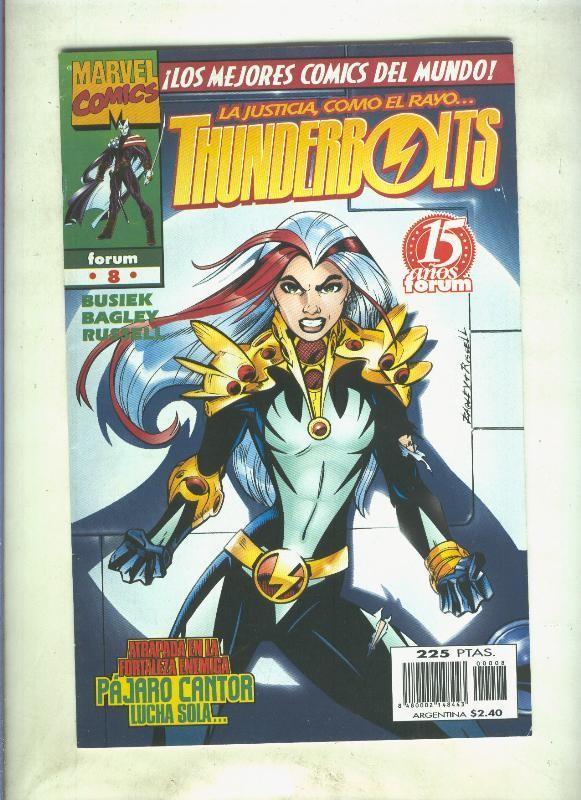 Thunderbolts volumen 1 numero 08 (subrayado parte del credito)
