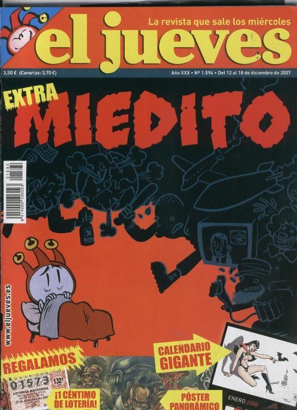 El Jueves revista semanal numero 1594 (NO conserva el calendario gigante)