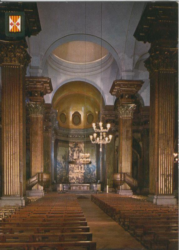 Postal 6938: Interior catedral de Vic