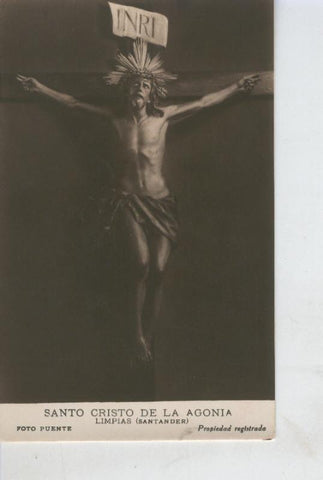 Postal B/N 0440 : Santo Cristo de la Agonia, Limpias, Santander