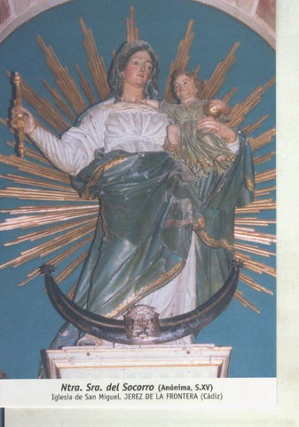 Postal 011718: Virgen Ntra Sra del Socorro, Jerez de la Frontera, Cadiz