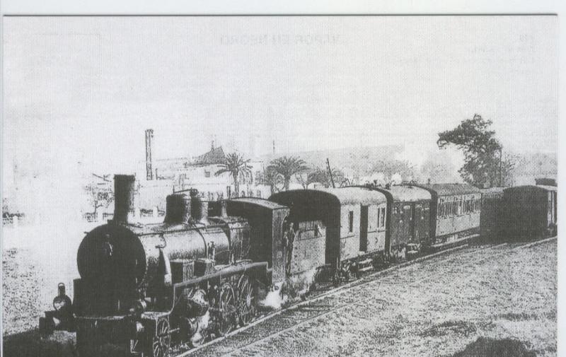 Postal 012689: Locomotora de vapor 130-207, febrero 1965