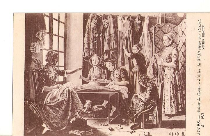 Postal 022369 : Pintura. Arles. Atelier de Couture dArles du XVII