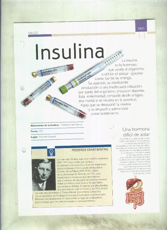 Insulina:  son 4 paginas y 