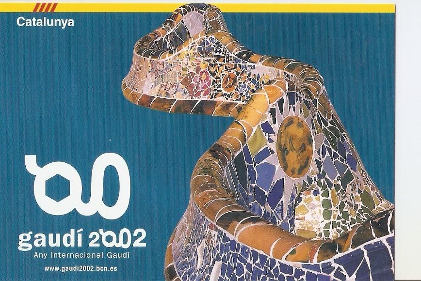 Postal 024245 : Catalunya Gaudi 2002. Any internacional Gaudi
