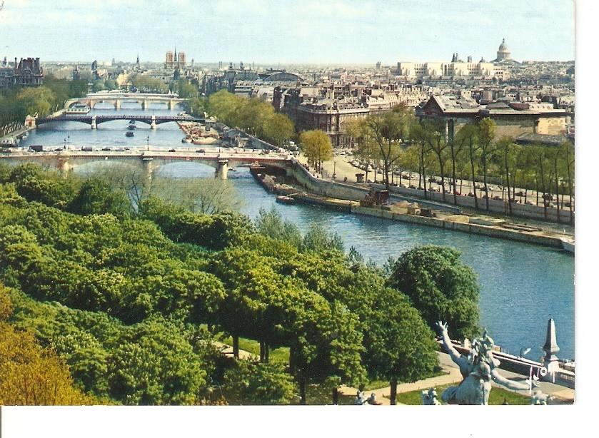 Postal 031834 : 75  Paris panorama des quais de la Seine