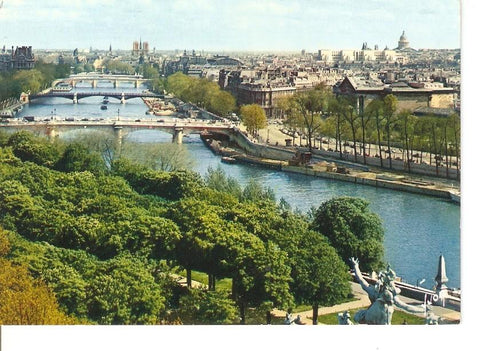 Postal 031834 : 75  Paris panorama des quais de la Seine