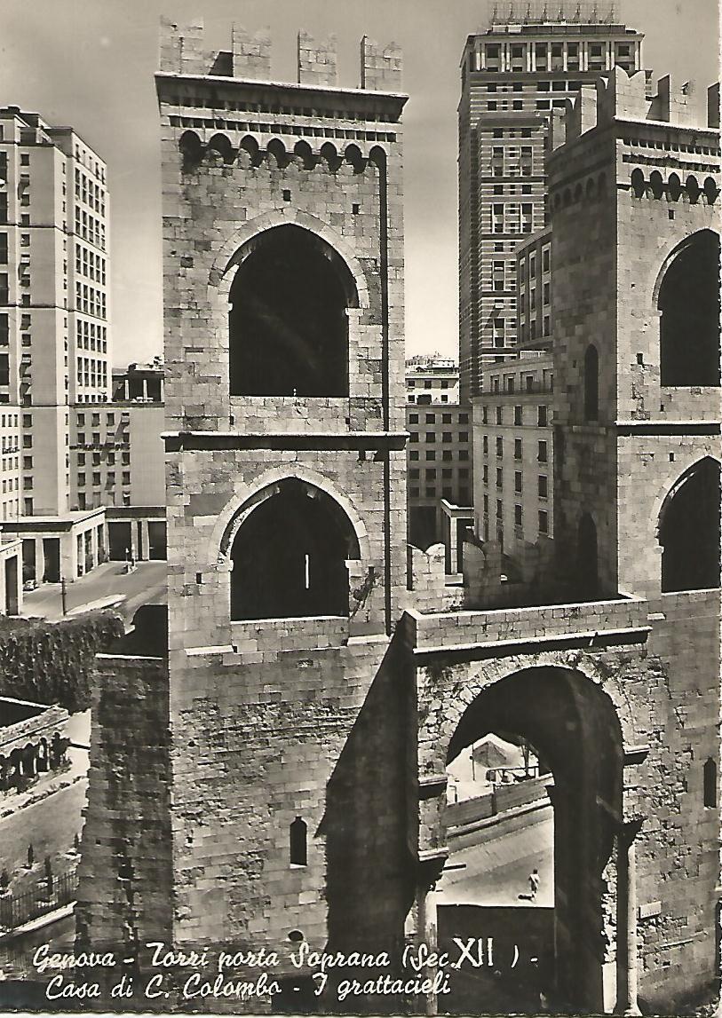 Postal 51442: GENOVA - Torre puerta Soprana