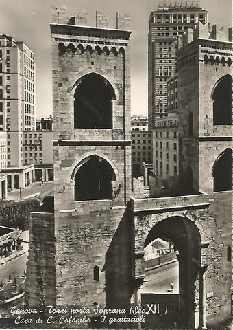 Postal 51442: GENOVA - Torre puerta Soprana