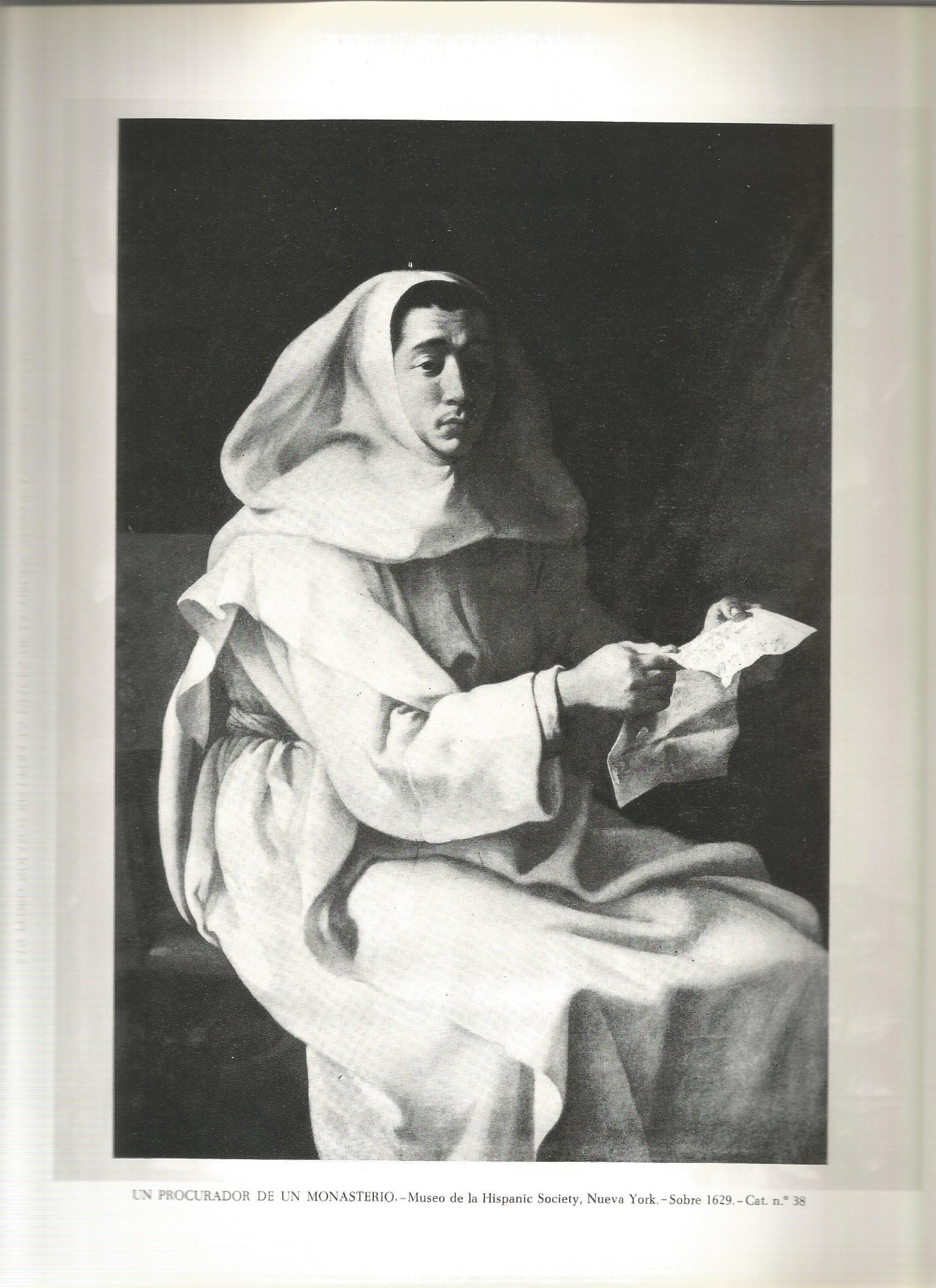 Lamina 016: Zurbaran. Un  procurador de un monasterio