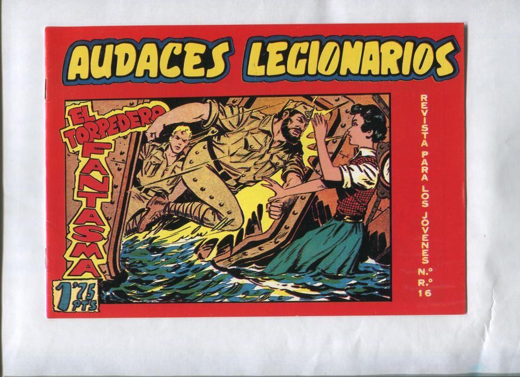 Facsimil: Audaces Legionarios numero 29: El torpedero fantasma