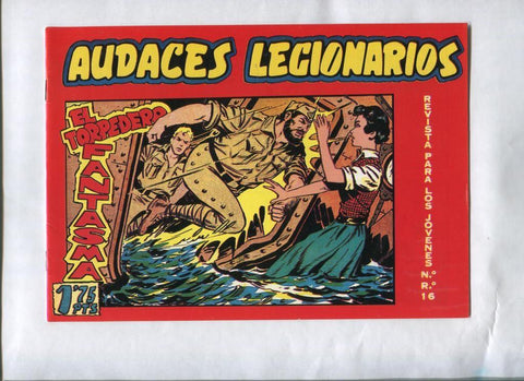 Facsimil: Audaces Legionarios numero 29: El torpedero fantasma