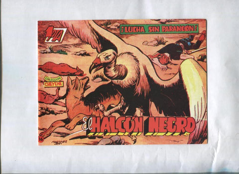 Facsimil: El Halcon Negro numero 16: Lucha sin parangon