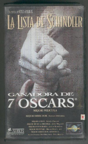 VHS-Cine: LA LISTA DE SCHINDLER - Edicion Especial