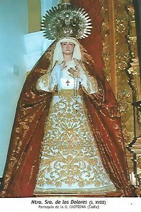 POSTAL 54454: Nuestra Señora de los Dolores. Chipiona Cadiz