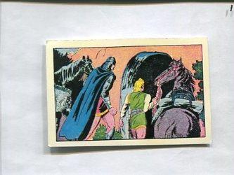 Facsimil: Cromo El Guerrero del Antifaz serie 3: La Marquesita de Peñarrosa numero 01