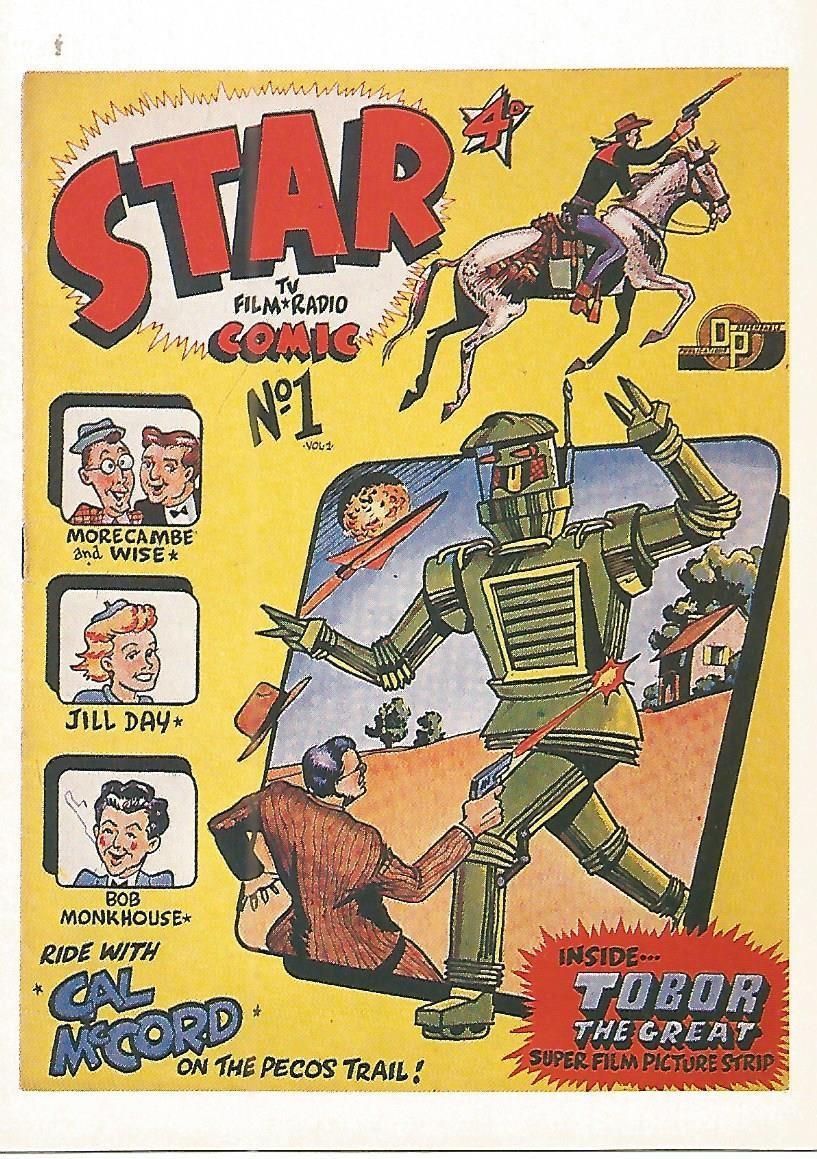 Postal 52703: TOBOR THE GREAT de James Bleach. Coleccion SPACE ACES