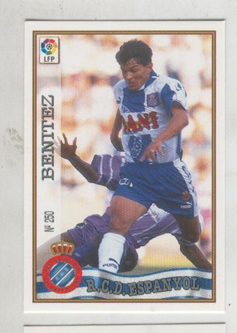 Cromo Liga 97/98: R.C.D.Espanyol numero 250: Benitez