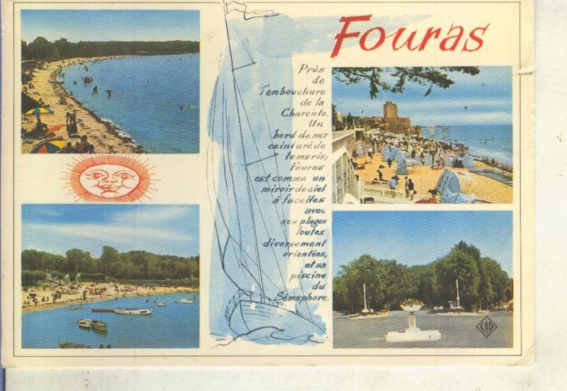 Postal 014761: Vistas de Fouras, Francia