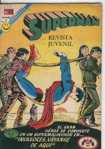 Superman numero 0877 (numerado 1 en trasera)