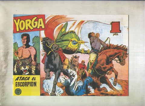 Yorga fakir indio, facsimil numero 17: Ataca el escorpion