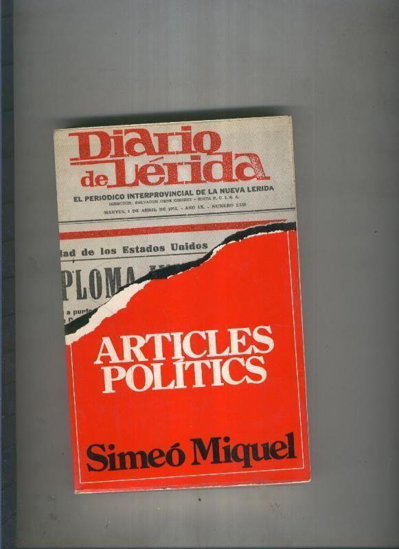 Articles politics