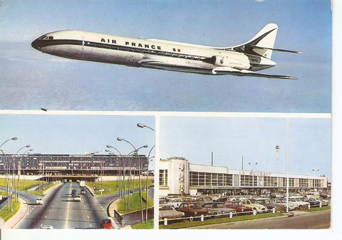 Postal 034848 : Aeroport de Paris. Les aerogares dOrly et du Bourget