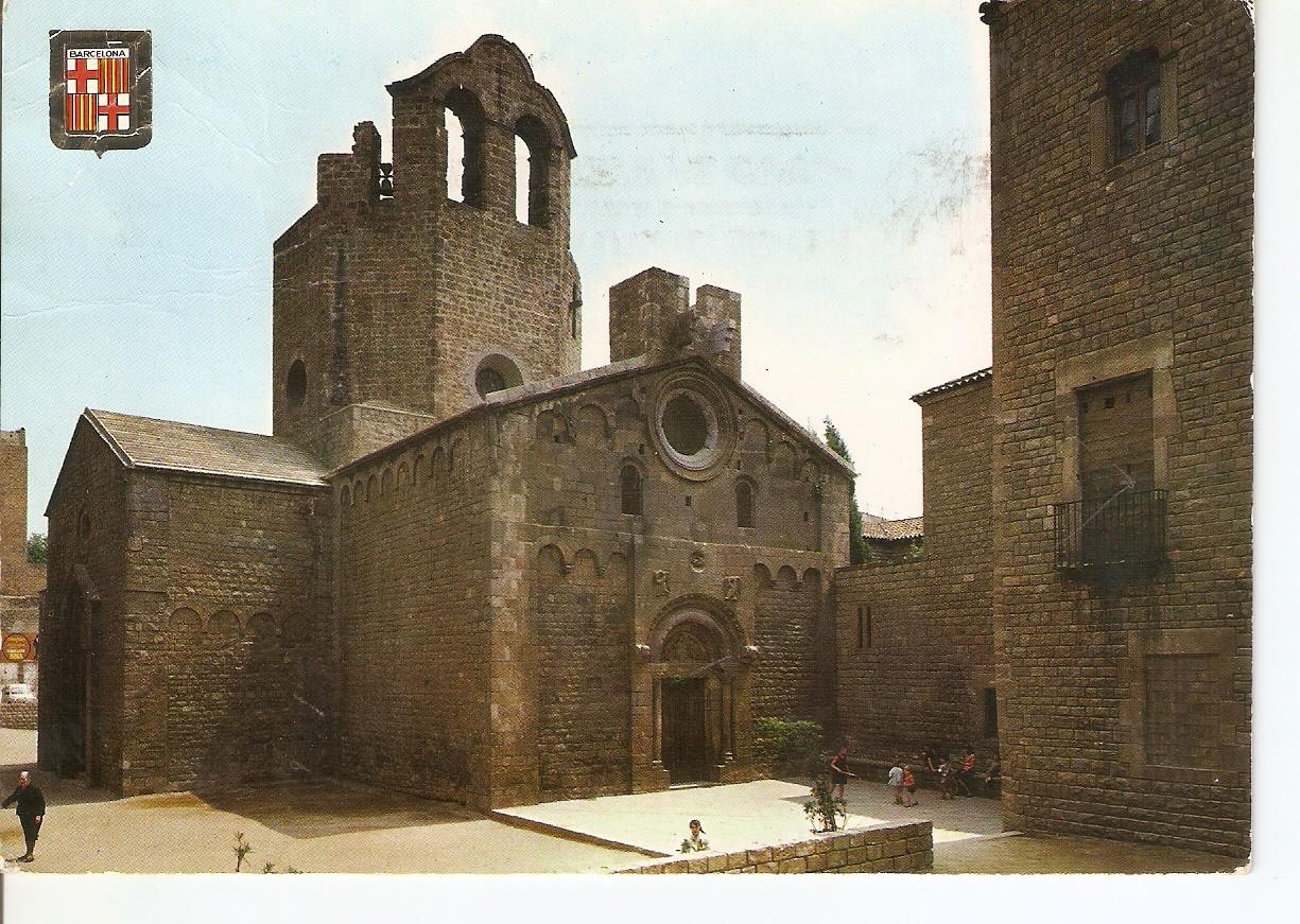 Postal 037777 : Barcelona romanica. Iglesia Romanica de San Pablo del Campo (Siglo XII)