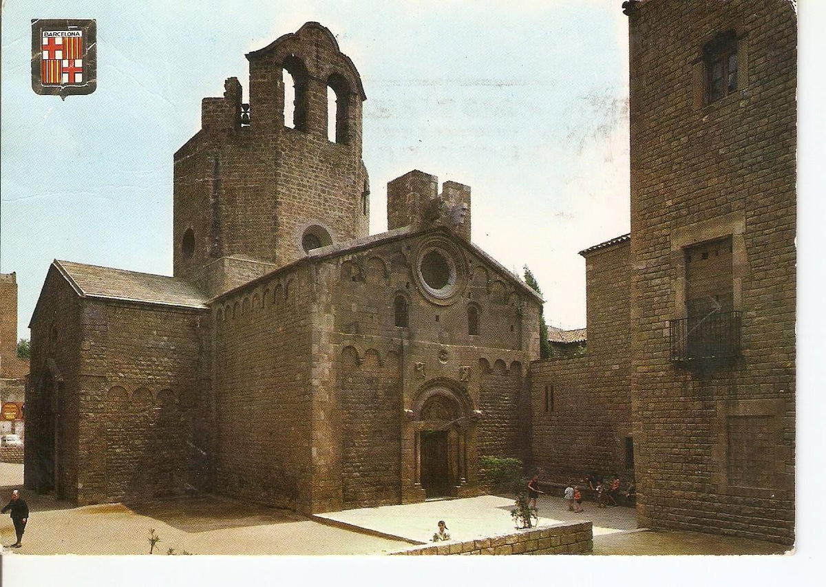 Postal 037777 : Barcelona romanica. Iglesia Romanica de San Pablo del Campo (Siglo XII)