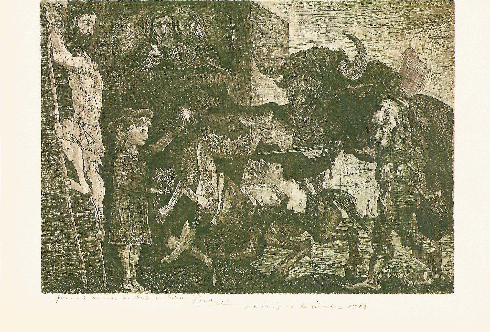 Lamina 069: Picasso. La Minotauromaquia